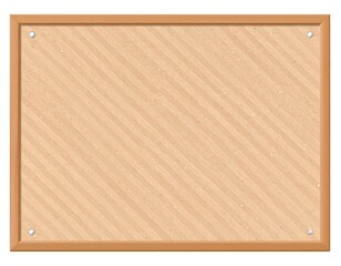 Empty bulletin board