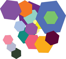 Abstract Polygon Shape Modern Illustration