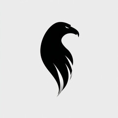 streamlined stylized silhouette of an eagle