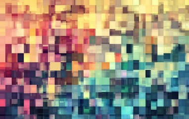 Colorful square blocks abstract background texture mosaic design pattern