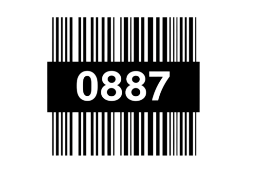  barcode with black and white stripes, transparent background