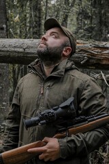 Obraz premium Hunter man