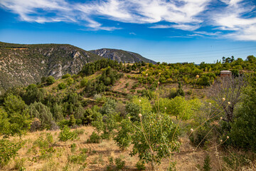 view of the mountains