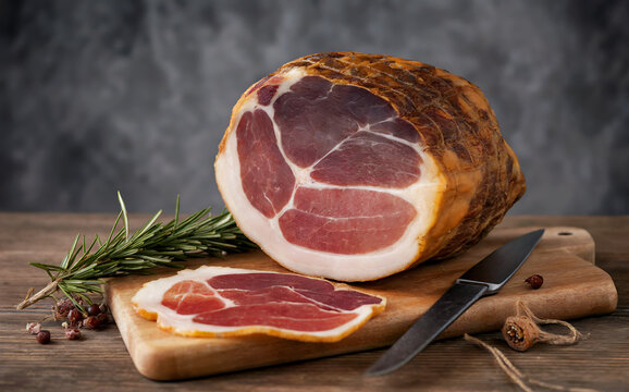 Prshut is a dried ham