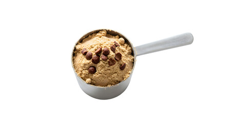Powder Scoop with Chocolate Flakes