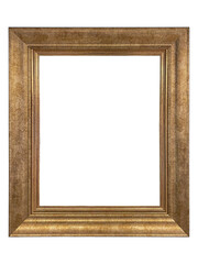 Gold  Vintage Frame With Distressed Gold Finish For Art, Photos, And Decor, PNG background