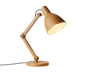 desk lamp isolated on white background