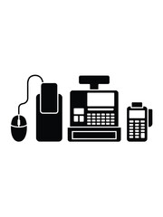 Digital payment and point of sale system icons