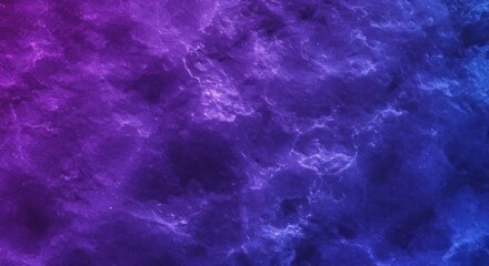 Swirling purple and blue cosmic nebula