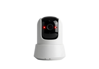  Smart Home Security Camera with Night Vision Isolated on Transparent Background