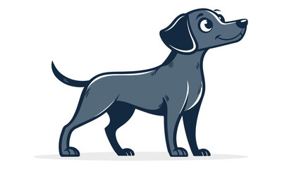 Cute Dachshund Cartoon Illustration – Adorable Brown Sausage Dog Vector
