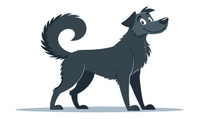 Cute Dachshund Cartoon Illustration – Adorable Brown Sausage Dog Vector