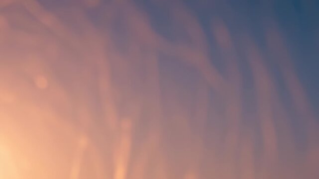 Soft, muted sunset sky