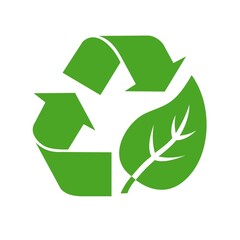 Fototapeta premium recycling icon, recycle icon, icon of recycling, ecology icon, reuse icon, reduce icon, save earth , pollution free earth