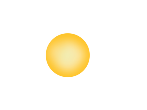 Abstract glowing yellow circle light with bright halo aura reflection transparent PNG for wallpaper poster banner template - Powered by Adobe