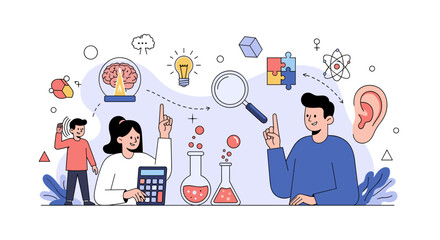 Brainstorming innovative ideas and problem solving through scientific discovery and research.
