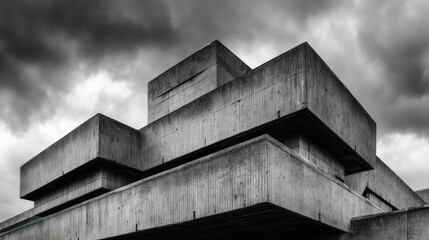 Modernist concrete architecture