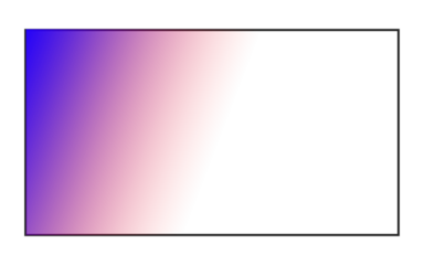 Abstract gradient of purple and red squares isolated on transparent background