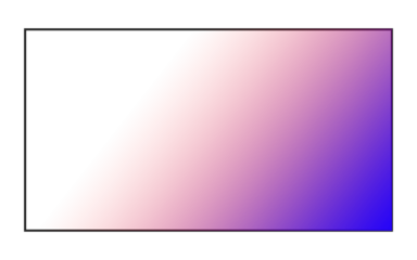 Dark gradient from red to blue with pixelated effect isolated on transparent background