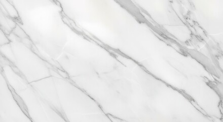 Fototapeta premium Elegant White Marble Texture with Grey Veins, Detailed Surface P