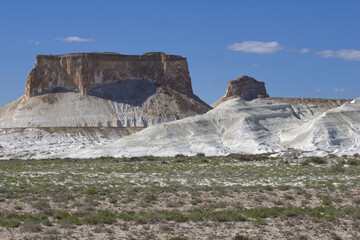 The rock formations of Bozjyra, Kazakhstan