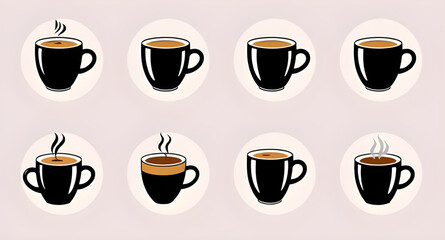 hot coffee illustration, tea cup cartoon, cappuccino cup, latte cartoon, espresso cup, doodle coffee cups, cute coffee mug, coffee to go cup, steaming cup cartoon, kawaii coffee cups, funny coffee mug