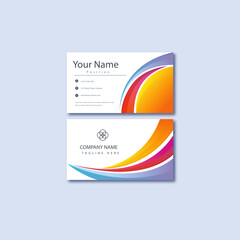Abstract business card template.ai