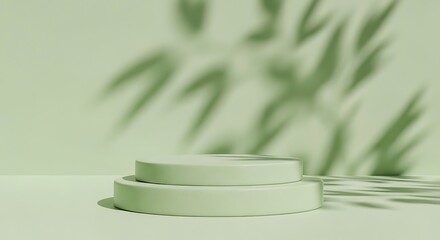 Minimalist Sage Green Product Display