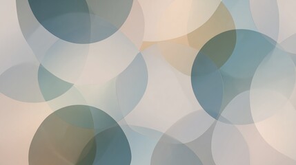 Overlapping Translucent Circles — calm geometric backdrop for presentations and UI