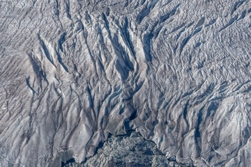 Fascinating details of glacier in full transformation under sun