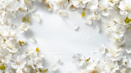Floral frame background