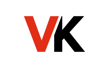 Stylish VK Letter Logo Design Service