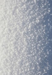 Obraz premium Close Up Texture of Sparkling White Snowflakes on Blue Gradient Background