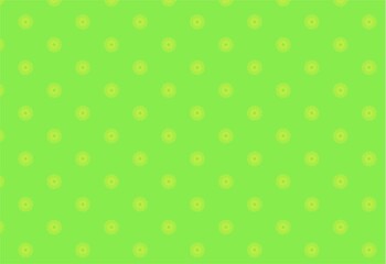 green polka dots