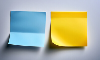 Hand Holding Yellow Sticky Note | Blank Memo Paper Isolated on White Background