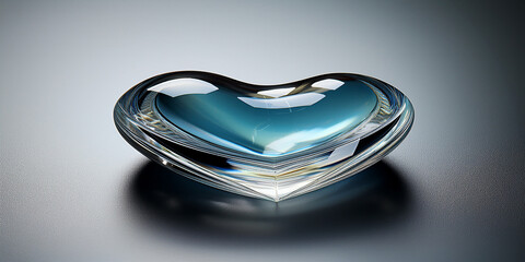 diamond ring in heart shape