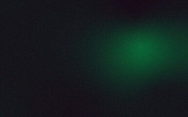Dark and moody background illuminated by a vibrant, mysterious green light effect with a subtle granular texture