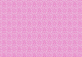 pink fabric background with vintage design