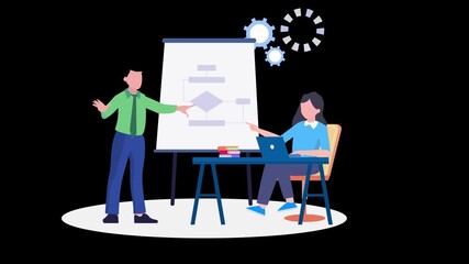 Business Workflow 3D Animation Pack – Professional Scenes for Presentations & UI