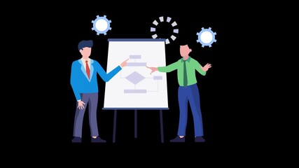 Business Workflow 3D Animation Pack – Professional Scenes for Presentations & UI