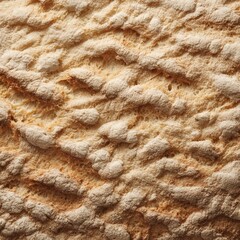 Artisan Bread Texture: A macro view showcases the complex texture and crust of freshly baked artisan bread. The intricate patterns and warm tones create a feast for the eyes.