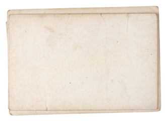 old photo paper with empty white space for image and text placement, empty blank and aged papers isolated, paper sheets for vintage designs