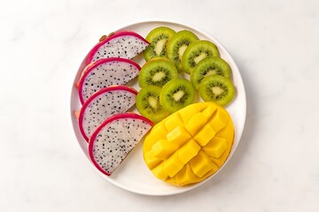 fruit salad in a bowl