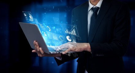 Data insights, charts, and analytics help visualize performance. Data drives strategy, analytics enhances growth, and data improves business outcomes through analytics. Vouch