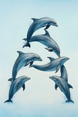 dolphin jumping out of the water