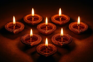 Diwali candles in india