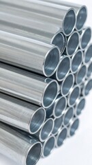Stacked metal tubes