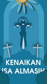 Jesus Christ ascension into the ark