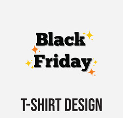 Black Friday Sale T-Shirt Design | 50% Off Discount Tag Graphic Tee Vector