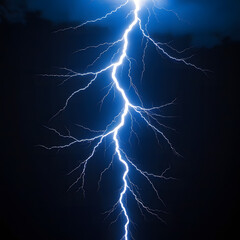 lightning in the sky